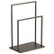 mDesign Modern Fingertip Towel Holder Stand for Bath Countertops